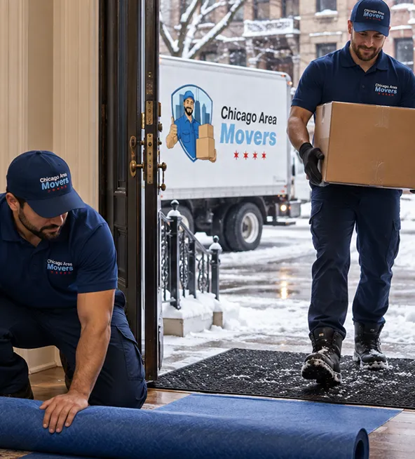 people loading boxes